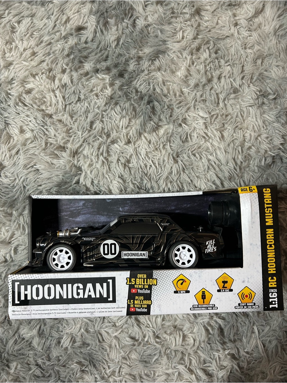 Hoonigan 1:16 RC Hoonicorn Mustang - Black